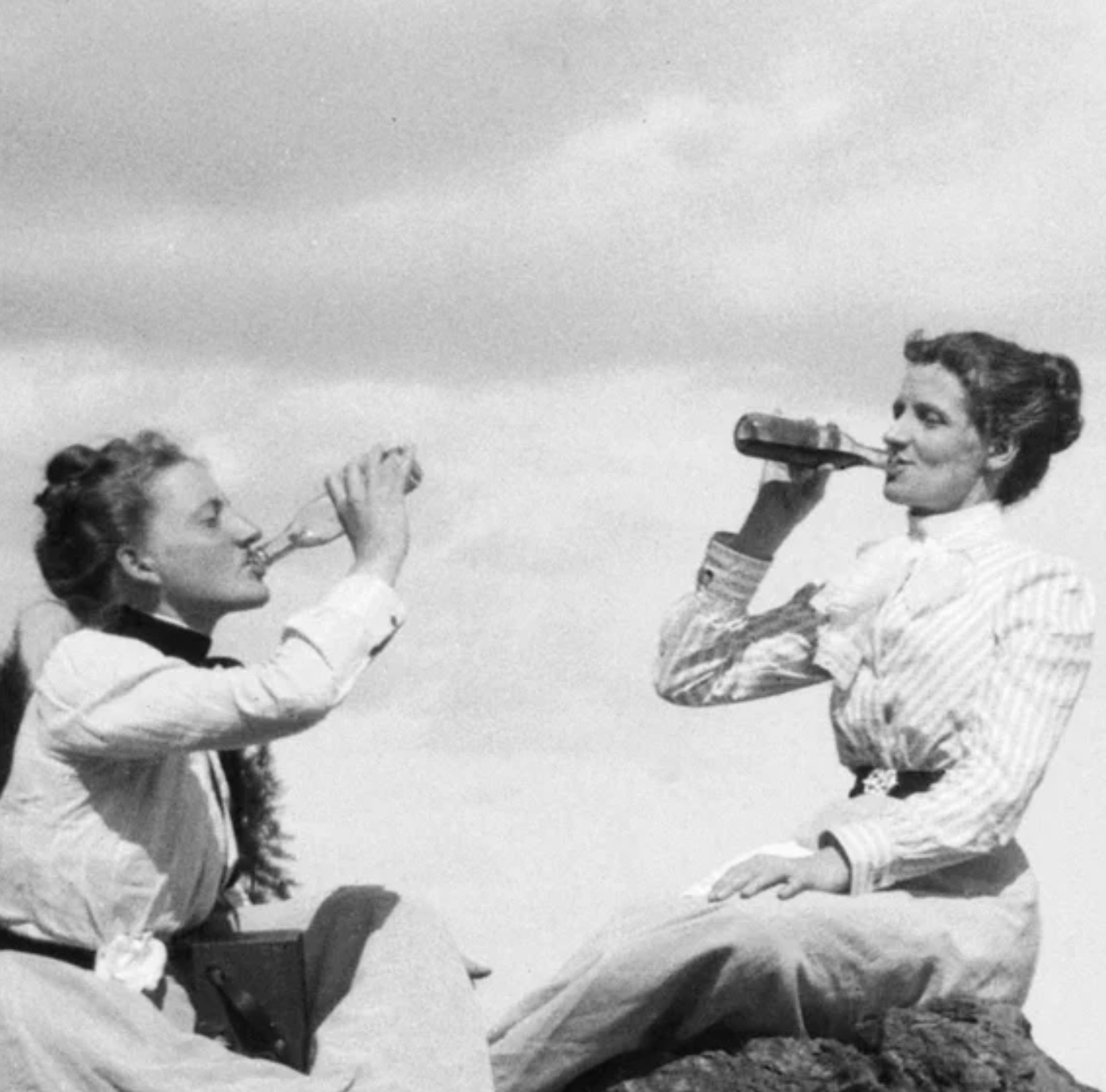 vintage photo of women